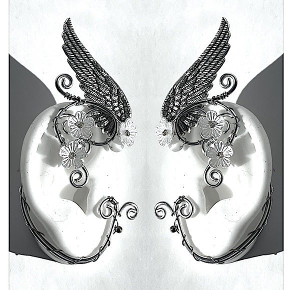 Elf ears elvin earrings silver - Picture 1 of 3